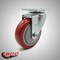 Service Caster 4 Inch SS Red Polyurethane Wheel Swivel Top Plate Caster SCC-SS20S414-PPUB-RED - alternate 5